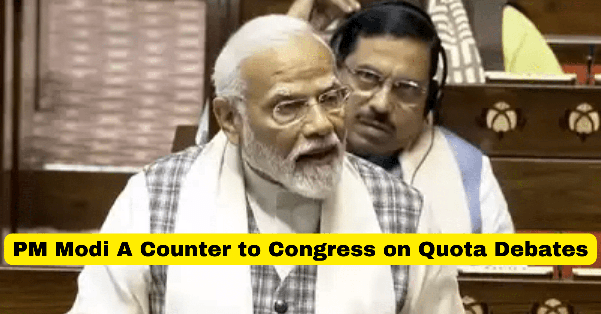 PM Modi A Counter to Congress on Quota Debates